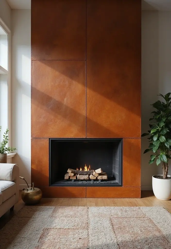 25 Fireplace Cover Ideas That Are Clever and Stylish 10 25 Fireplace Cover Ideas That Are Clever and Stylish - 10. Stylish Leather Covers