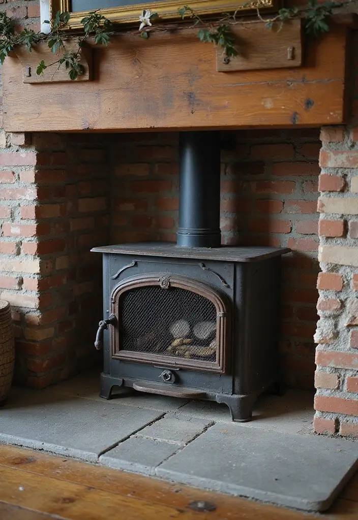 25 Fireplace Cover Ideas That Are Clever and Stylish 17 25 Fireplace Cover Ideas That Are Clever and Stylish - 17. Retro Metal Grills