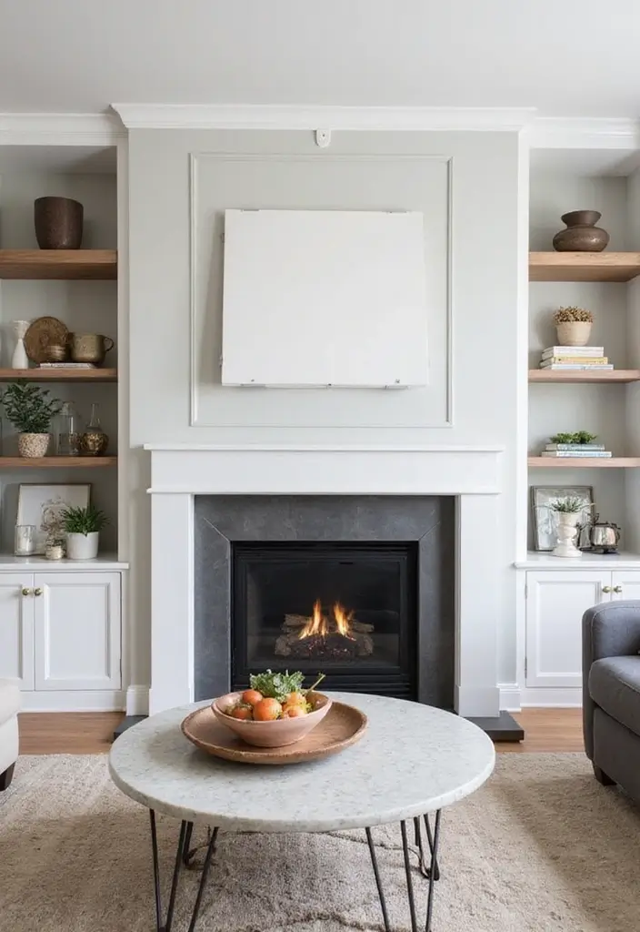25 Fireplace Cover Ideas That Are Clever and Stylish 21 25 Fireplace Cover Ideas That Are Clever and Stylish - 21. Cleverly Built-In Covers