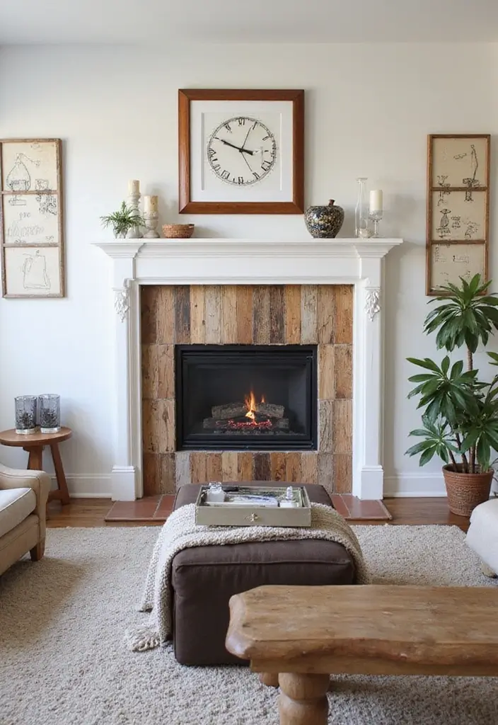 25 Fireplace Cover Ideas That Are Clever and Stylish 7 25 Fireplace Cover Ideas That Are Clever and Stylish - 7. Creative DIY Covers