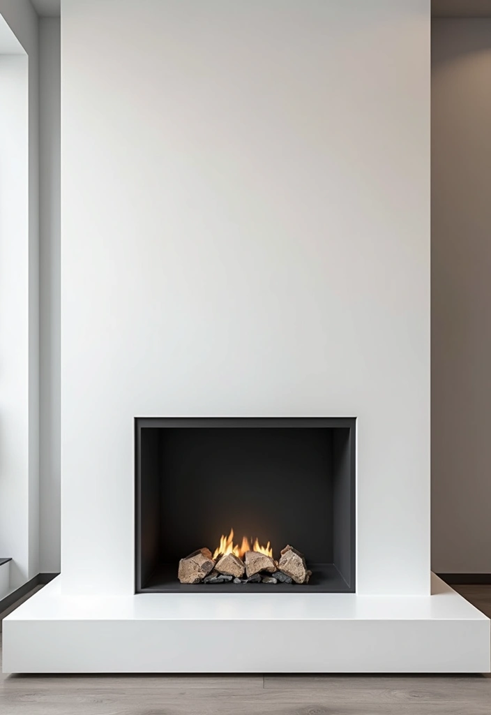 25 Fireplace Design Inspirations That Elevate Interiors 13 25 Fireplace Design Inspirations That Elevate Interiors - 13. Monochromatic Mantel