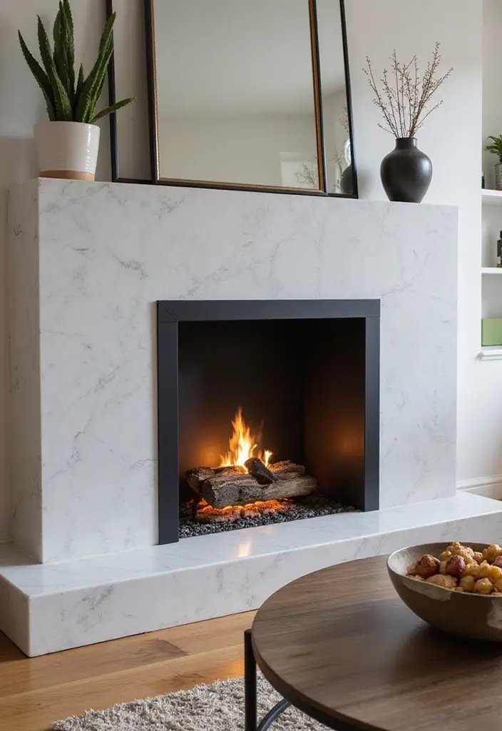 25 Fireplace Design Inspirations That Elevate Interiors 3 25 Fireplace Design Inspirations That Elevate Interiors - 3. Sleek Modern Fireplace