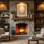 25 Fireplace Shelving Ideas That Add Storage and Style