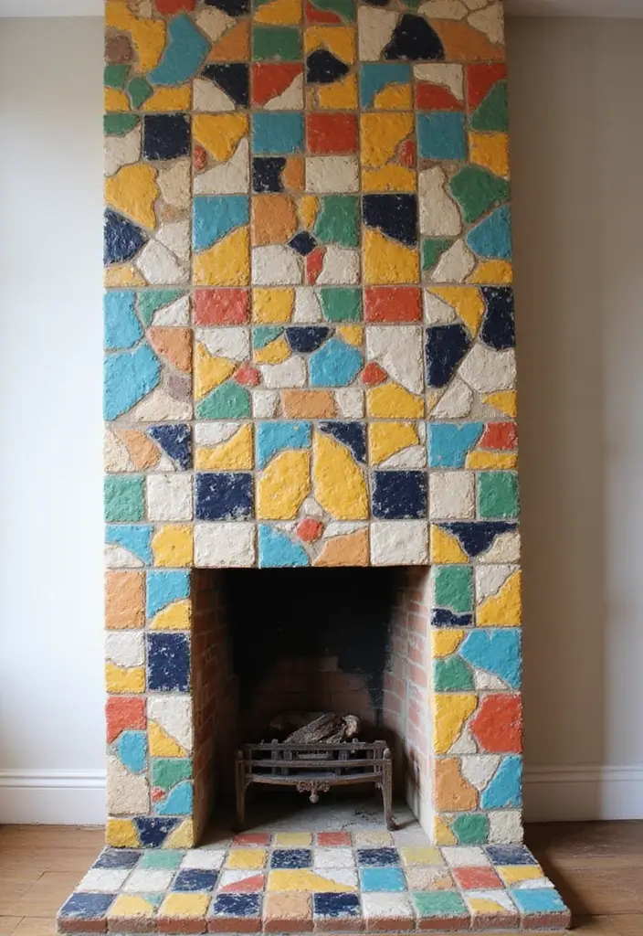 25 Fireplace Tile Inspirations That Refresh Old Designs 2 25 Fireplace Tile Inspirations That Refresh Old Designs - 2. Geometric Tile Designs