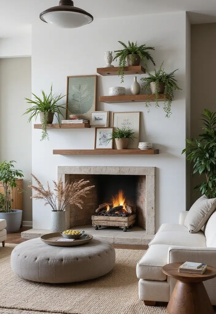 25 Fireplace Wall Designs That Make a Big Statement 15 25 Fireplace Wall Designs That Make a Big Statement - 15. Multi-level Mantels