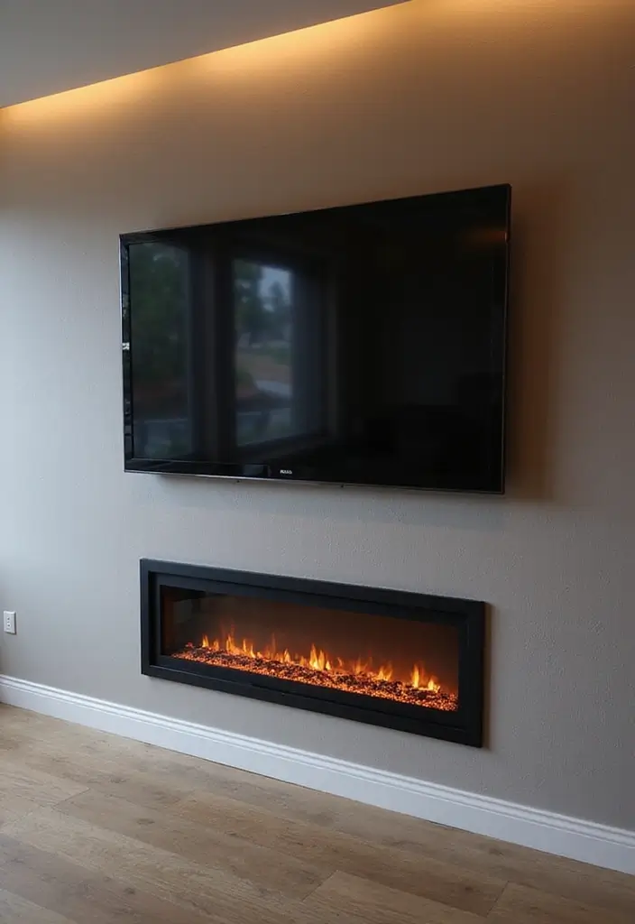 25 Media Walls With Fireplace That Combine Tech and Warmth 5 25 Media Walls With Fireplace That Combine Tech and Warmth - 5. Tech-Integrated Fireplaces