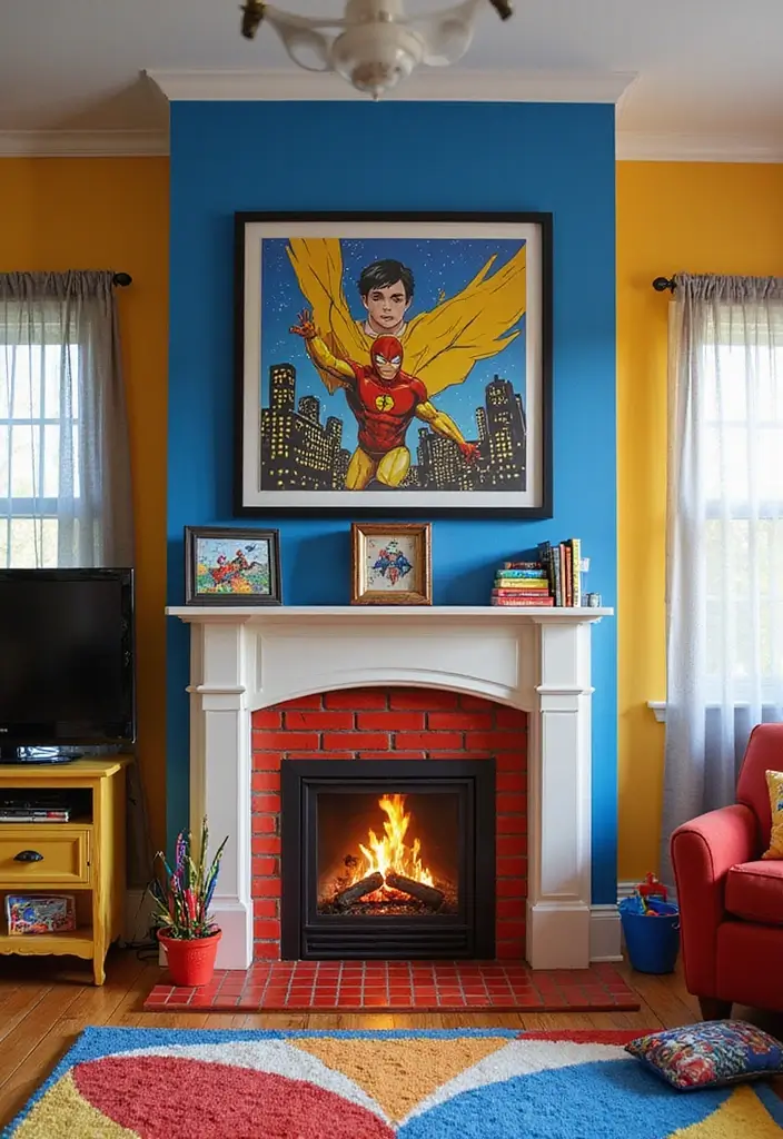 25 Minecraft Fireplace Designs You’ll Want to Copy 16 25 Minecraft Fireplace Designs You’ll Want to Copy - 16. Superhero Hideout Fireplace