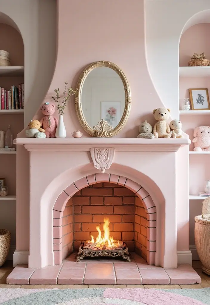 25 Minecraft Fireplace Designs You’ll Want to Copy 20 25 Minecraft Fireplace Designs You’ll Want to Copy - 20. Fairytale Storybook Fireplace