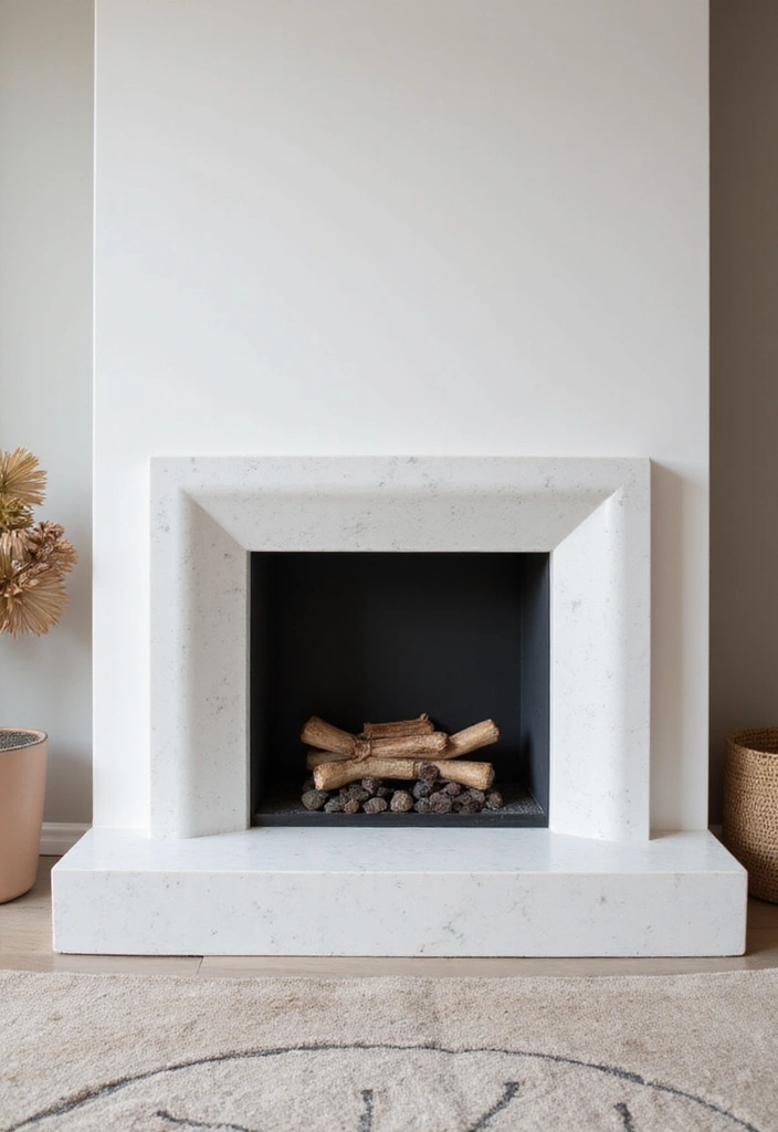 25 Minecraft Fireplace Designs You’ll Want to Copy 3 25 Minecraft Fireplace Designs You’ll Want to Copy - 3. Modern Minimalist Fireplace