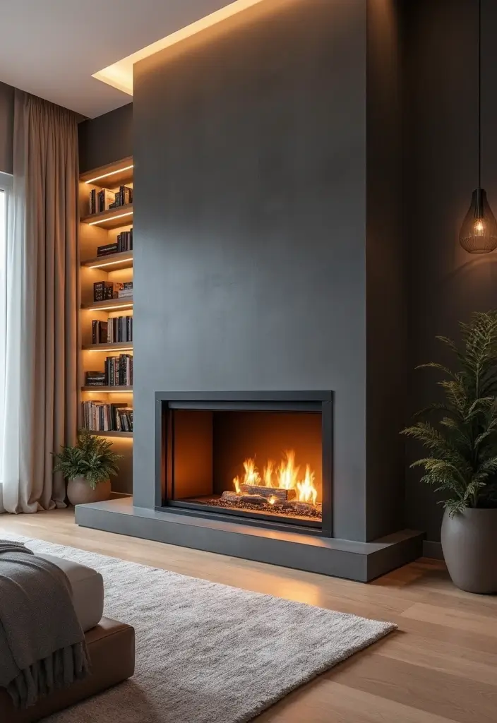 27 Bedroom Fireplace Ideas That Feel Like Pure Luxury - 13. Smart Fireplaces