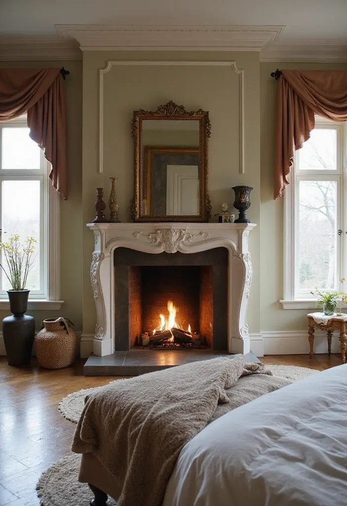 27 Bedroom Fireplace Ideas That Feel Like Pure Luxury - 16. Dual-purpose Fireplaces