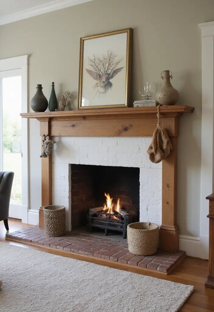 27 Craftsman Fireplace Designs That Highlight Classic Style 16 27 Craftsman Fireplace Designs That Highlight Classic Style - 16. Multi-Level Mantels