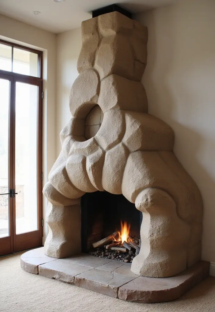 27 Craftsman Fireplace Designs That Highlight Classic Style 21 27 Craftsman Fireplace Designs That Highlight Classic Style - 21. Unique Fireplaces