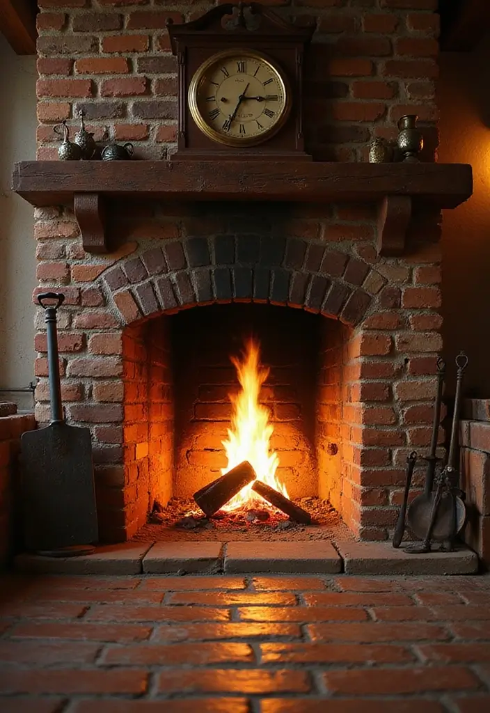 27 Craftsman Fireplace Designs That Highlight Classic Style 3 27 Craftsman Fireplace Designs That Highlight Classic Style - 3. Classic Brick Fireplaces