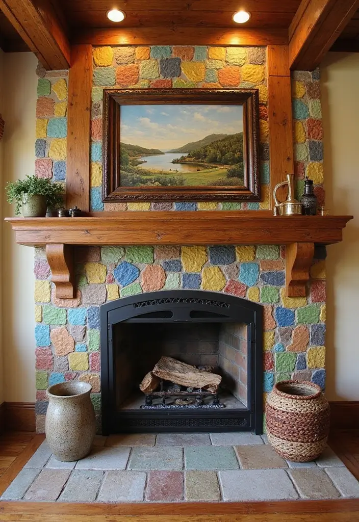 27 Craftsman Fireplace Designs That Highlight Classic Style 5 27 Craftsman Fireplace Designs That Highlight Classic Style - 5. Elegant Tile Facings