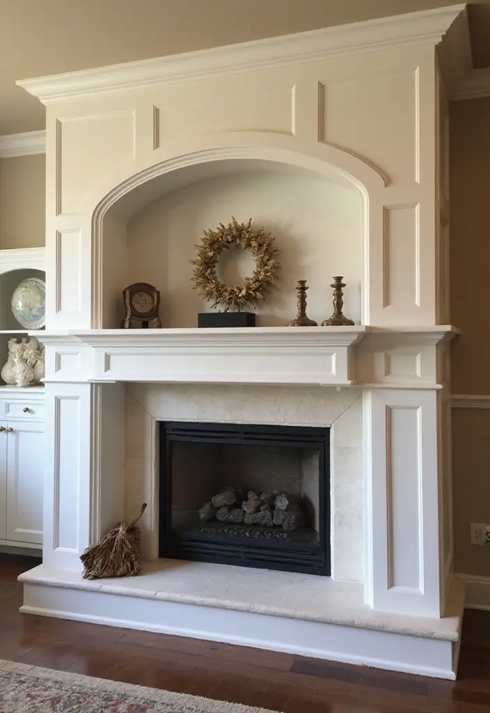 27 Craftsman Fireplace Designs That Highlight Classic Style 9 27 Craftsman Fireplace Designs That Highlight Classic Style - 9. Elegant Archways