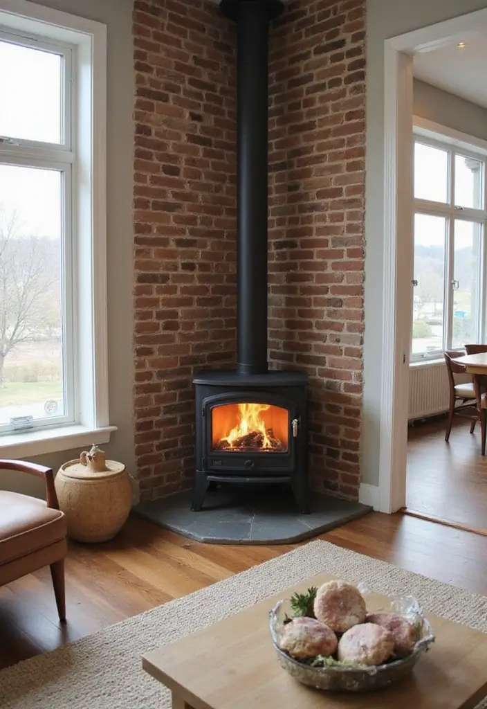 27 Double Sided Fireplace Inspirations Perfect for Open Spaces - 15. Inviting Corner Fireplaces
