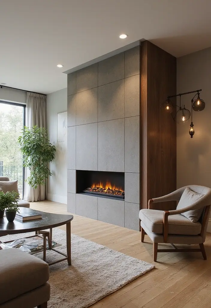 27 Electric Fireplace Ideas That Feel Real and Modern 16 27 Electric Fireplace Ideas That Feel Real and Modern - 16. Multi-Use Spaces with Fireplaces