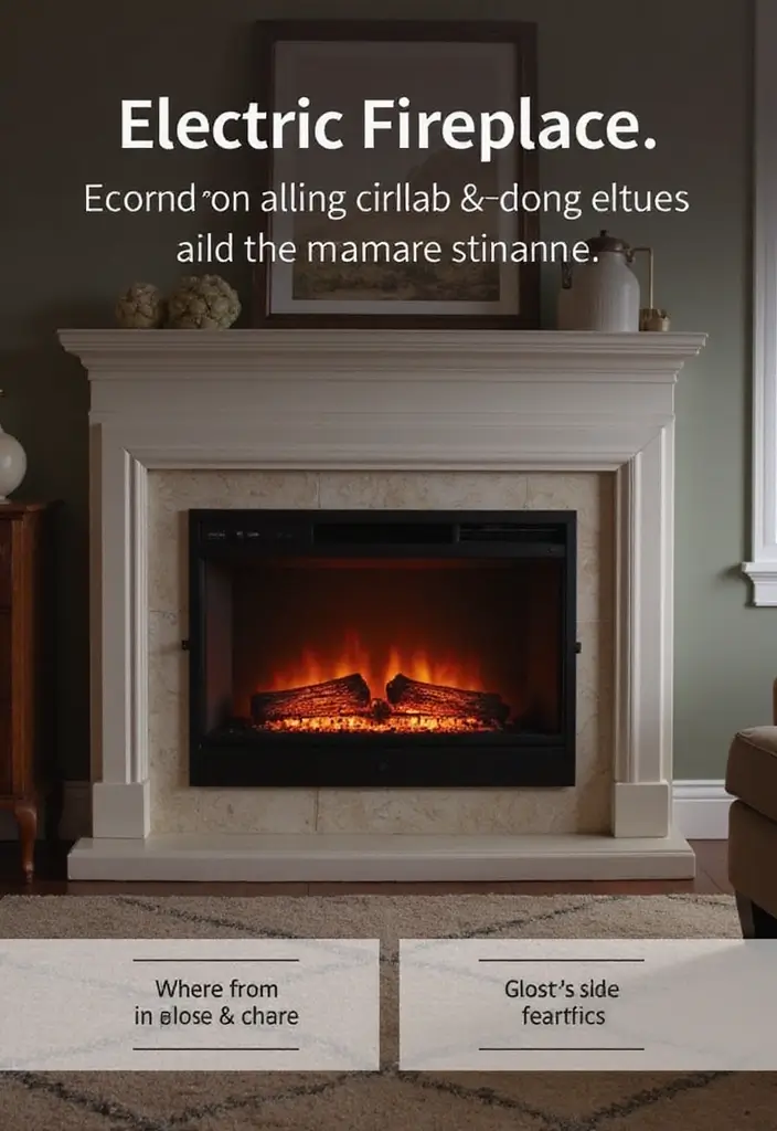 27 Electric Fireplace Ideas That Feel Real and Modern 23 27 Electric Fireplace Ideas That Feel Real and Modern - 23. Innovative Features