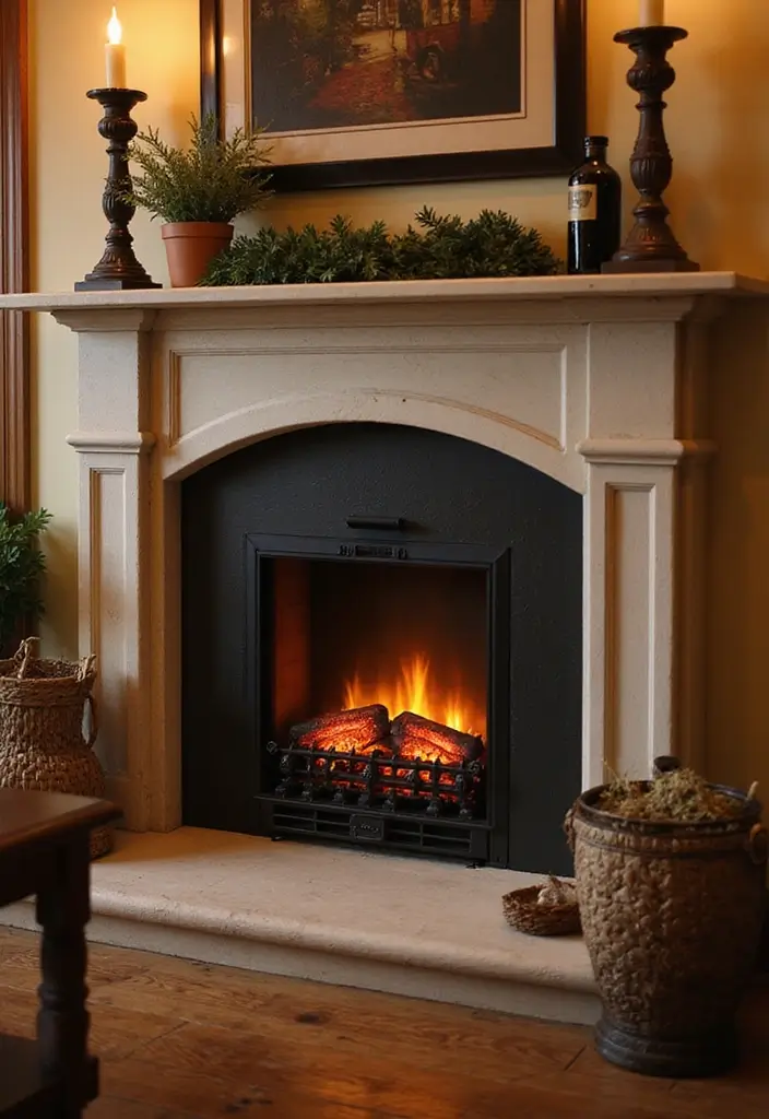 27 Electric Fireplace Ideas That Feel Real and Modern 6 27 Electric Fireplace Ideas That Feel Real and Modern - 6. Electric Fireplace Inserts