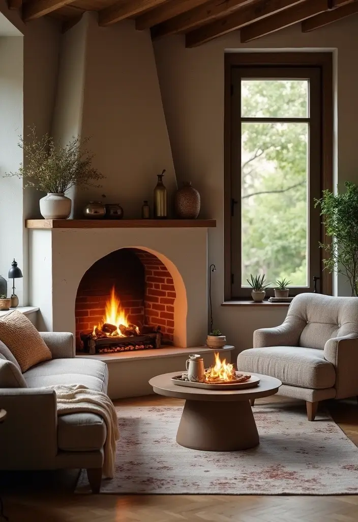 27 Fireplace Ideas That Instantly Make Living Rooms Cozier - 20. Fireplace Nooks