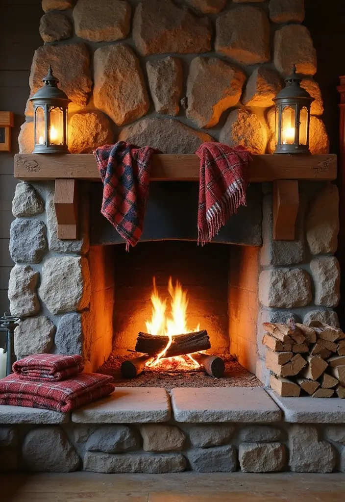 27 Fireplace Inspiration Pins Everyone’s Saving - 1. Cozy Wood-Burning Fireplaces