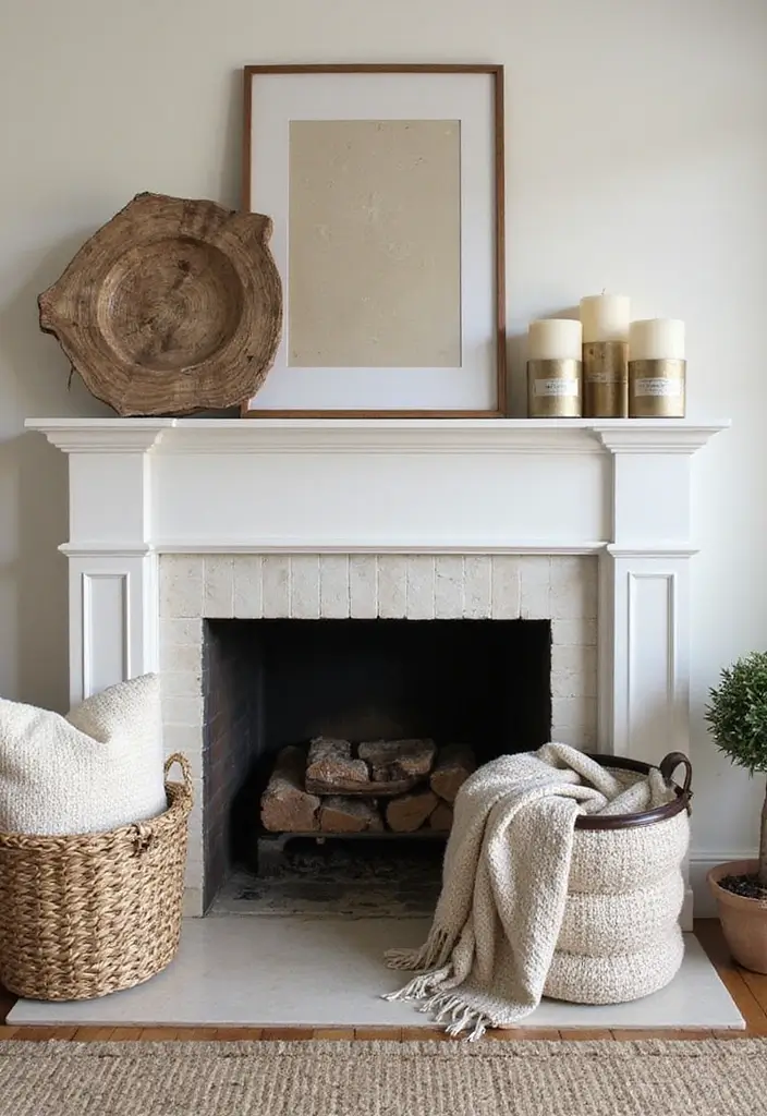 27 Fireplace Inspiration Pins Everyone’s Saving - 14. Layering Decorative Elements