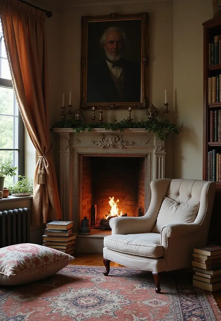 27 Fireplace Inspiration Pins Everyone’s Saving - 16. Cozy Reading Nooks with Fireplaces