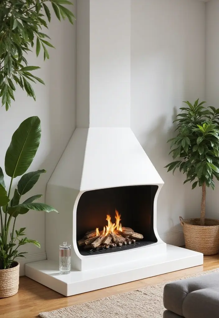 27 Fireplace Inspiration Pins Everyone’s Saving - 4. Eco-Friendly Fireplaces