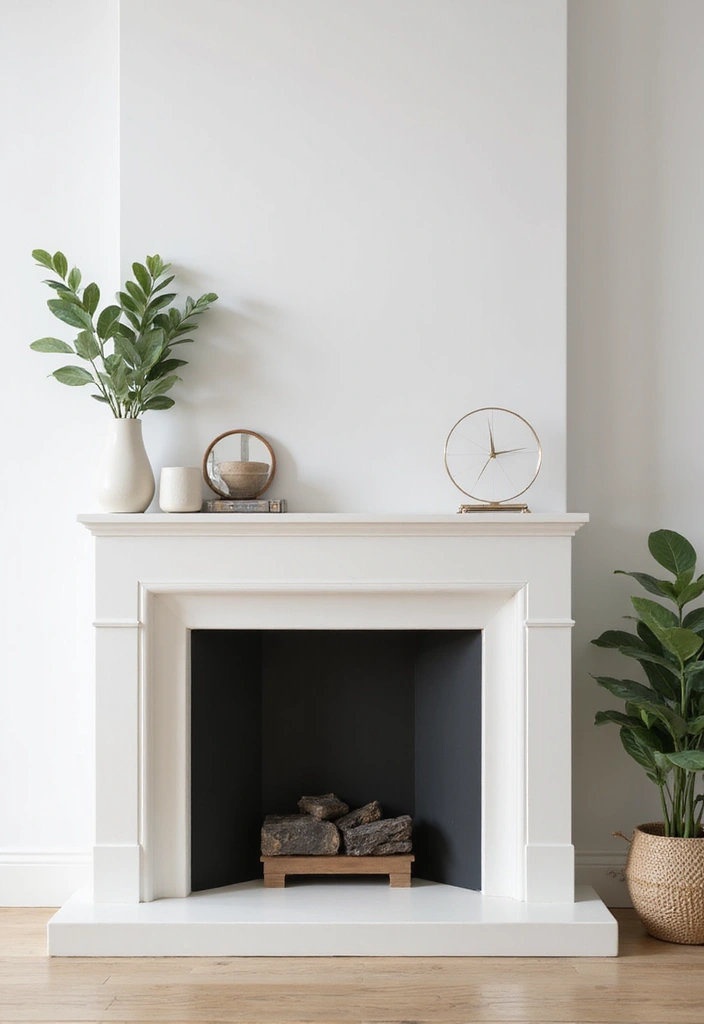 27 Fireplace Inspiration Pins Everyone’s Saving - 8. Minimalist Mantel Designs