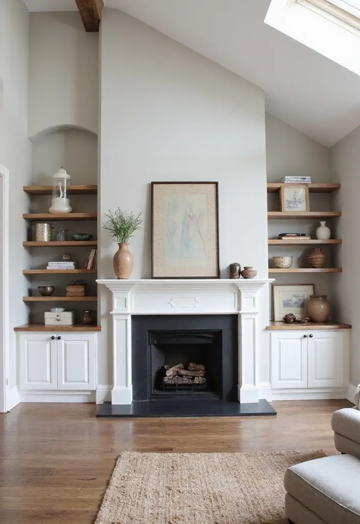 27 Fireplace With Vaulted Ceiling Ideas That Wow Guests 10 27 Fireplace With Vaulted Ceiling Ideas That Wow Guests - 10. Custom Built-Ins