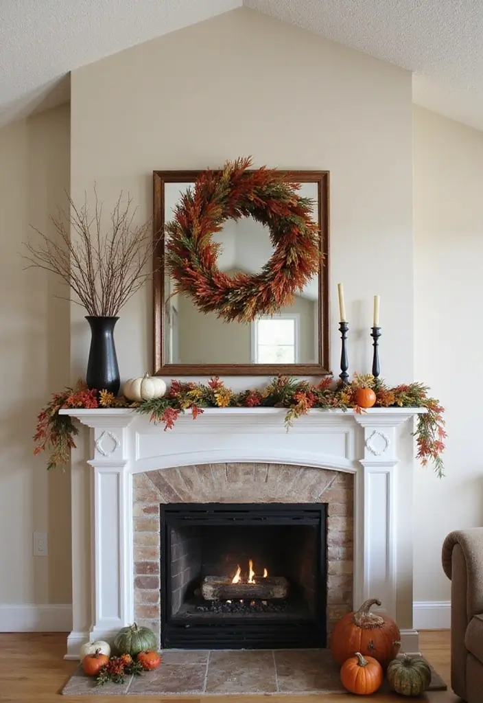 27 Fireplace With Vaulted Ceiling Ideas That Wow Guests 17 27 Fireplace With Vaulted Ceiling Ideas That Wow Guests - 17. Seasonal Decor Themes