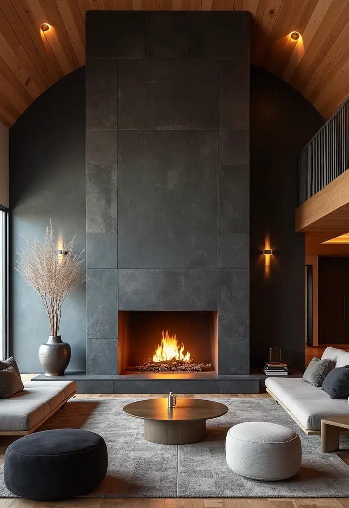 27 Fireplace With Vaulted Ceiling Ideas That Wow Guests 9 27 Fireplace With Vaulted Ceiling Ideas That Wow Guests - 9. Fireplaces as Focal Points