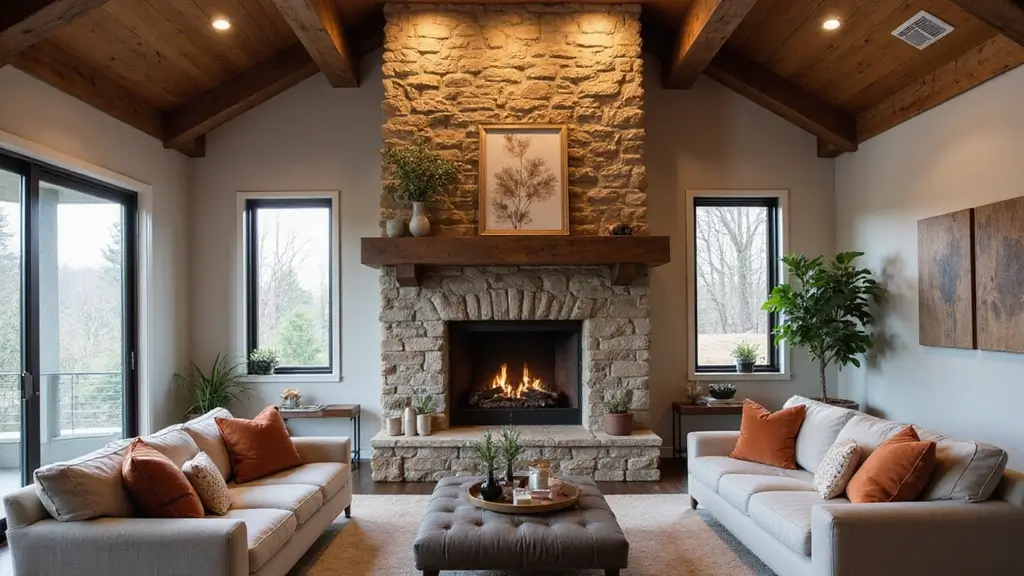 27 Fireplace With Vaulted Ceiling Ideas That Wow Guests