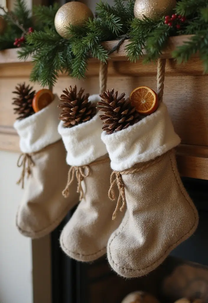 27 Mantel Decorating Ideas Christmas Guests Will Love 1 27 Mantel Decorating Ideas Christmas Guests Will Love - 1. Cozy Stocking Fillers