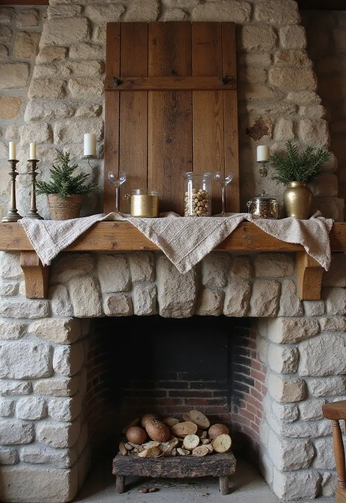 27 Mantel Decorating Ideas Christmas Guests Will Love 11 27 Mantel Decorating Ideas Christmas Guests Will Love - 11. Natural Texture