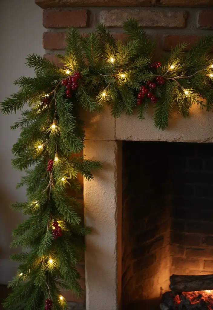 27 Mantel Decorating Ideas Christmas Guests Will Love 2 27 Mantel Decorating Ideas Christmas Guests Will Love - 2. Greenery Galore