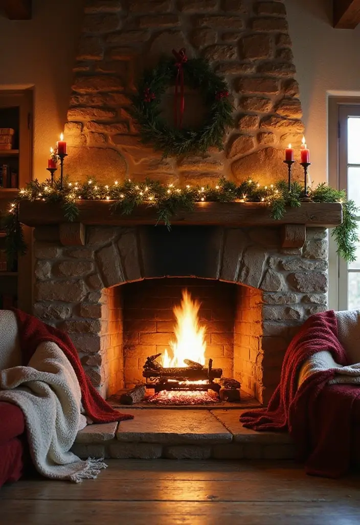 27 Mantel Decorating Ideas Christmas Guests Will Love 21 27 Mantel Decorating Ideas Christmas Guests Will Love - 21. Festive Gatherings