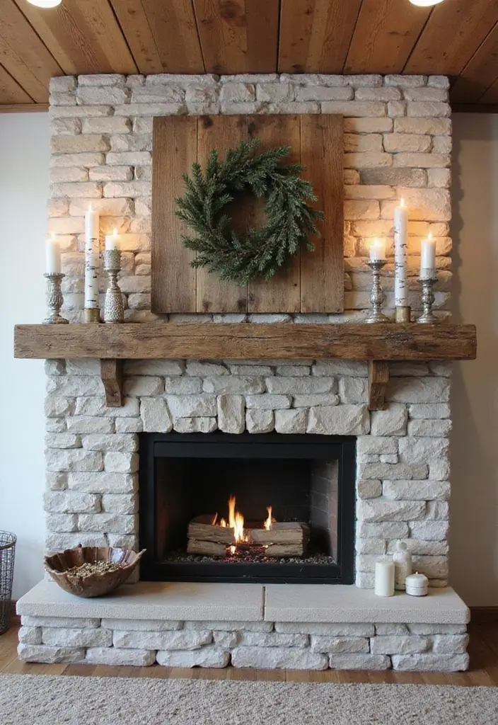 27 Mantel Decorating Ideas Christmas Guests Will Love 23 27 Mantel Decorating Ideas Christmas Guests Will Love - 23. Outdoor Inspiration