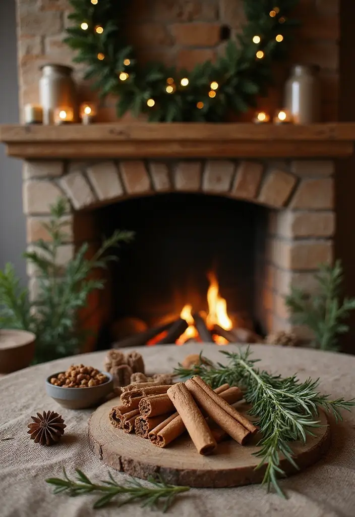 27 Mantel Decorating Ideas Christmas Guests Will Love 25 27 Mantel Decorating Ideas Christmas Guests Will Love - 25. Herbs and Spices