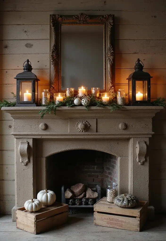 27 Mantel Decorating Ideas Christmas Guests Will Love 3 27 Mantel Decorating Ideas Christmas Guests Will Love - 3. Vintage Touches