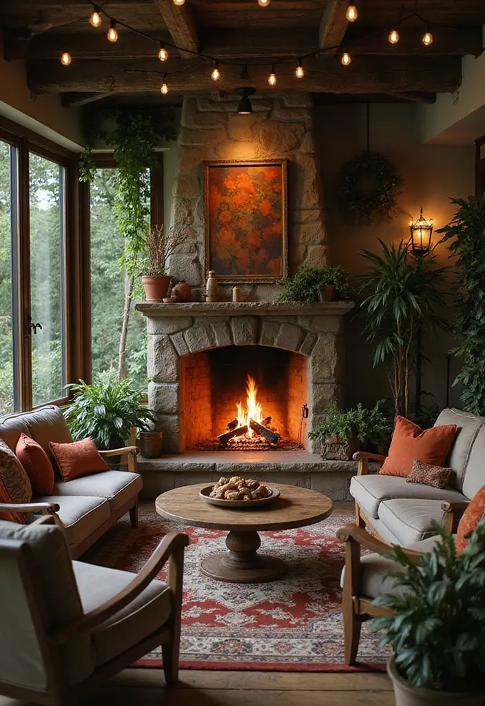 28 Cottage Fireplace Ideas That Feel Storybook Charming 25 28 Cottage Fireplace Ideas That Feel Storybook Charming - 25. Natural Focal Points