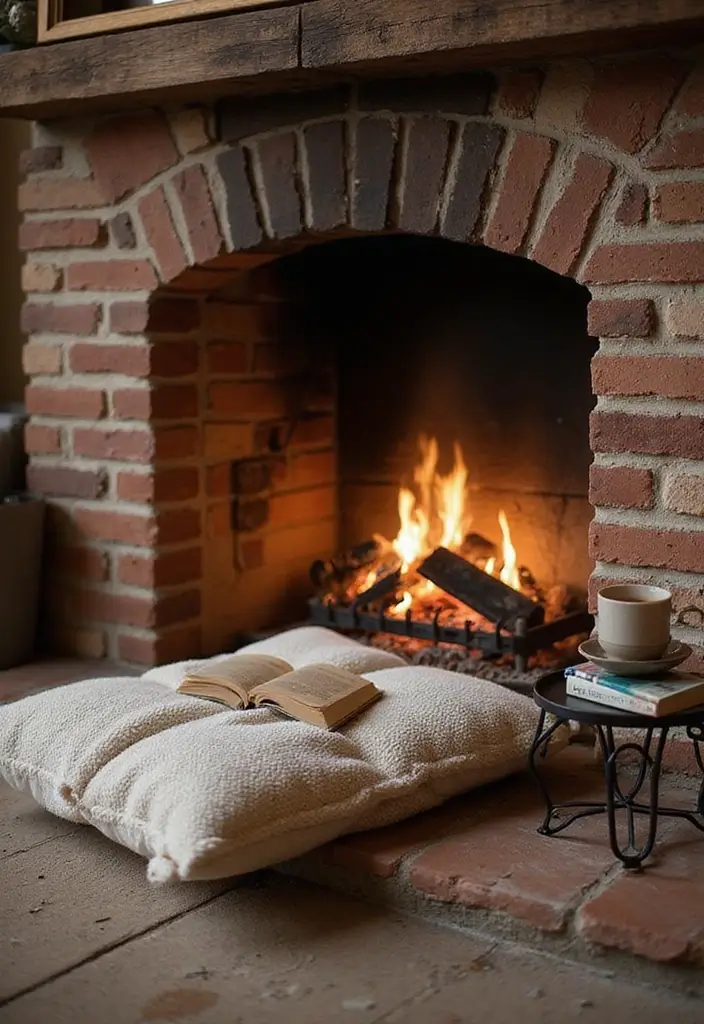 28 Fireplace Hearth Decor Ideas That Complete the Look 23 28 Fireplace Hearth Decor Ideas That Complete the Look - 23. Cozy Reading Nooks