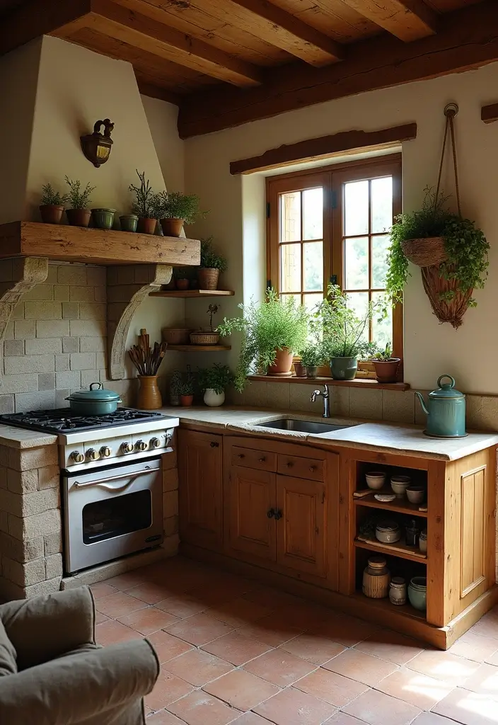 28 Kitchen Fireplace Ideas That Feel Unexpected but Perfect 1 28 Kitchen Fireplace Ideas That Feel Unexpected but Perfect - 1. Rustic Stone Hearth
