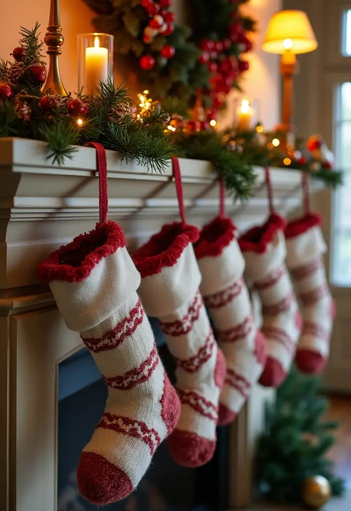 28 Mantel Christmas Decorating Ideas Pinterest Loves 13 28 Mantel Christmas Decorating Ideas Pinterest Loves - 13. Farmhouse Stockings