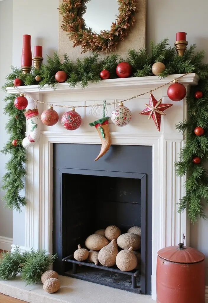 28 Mantel Christmas Decorating Ideas Pinterest Loves 27 28 Mantel Christmas Decorating Ideas Pinterest Loves - 27. Fun Holiday Crafts
