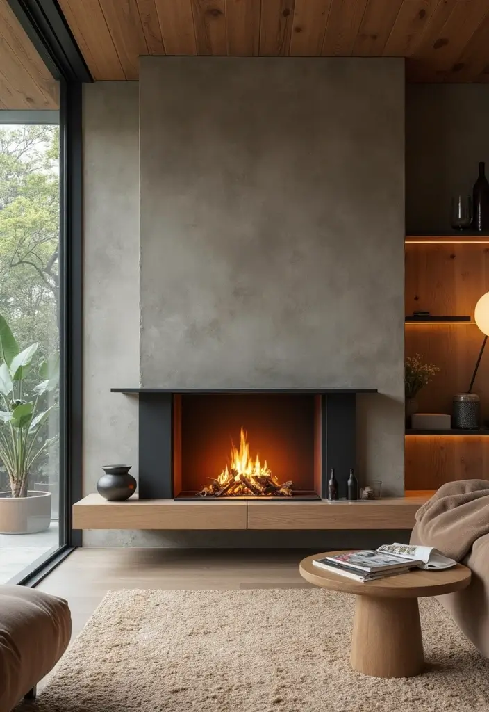 28 Modern Fireplace Ideas That Feel Sleek and Warm - 13. Eco-Friendly Fireplaces