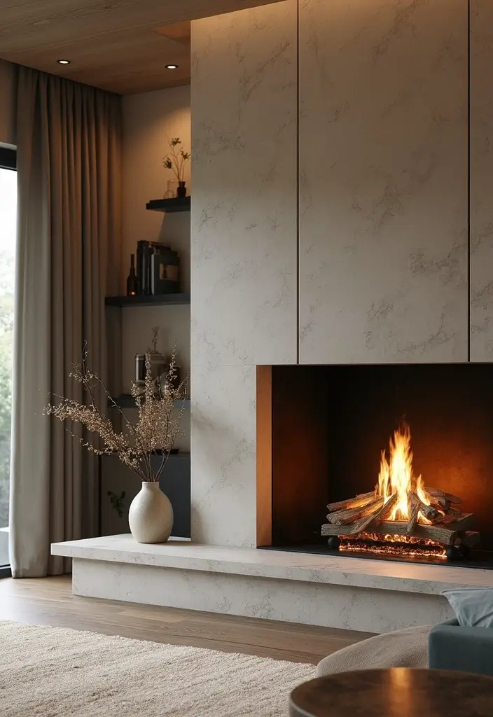 28 Modern Fireplace Ideas That Feel Sleek and Warm - 28. Personalized Fireplaces