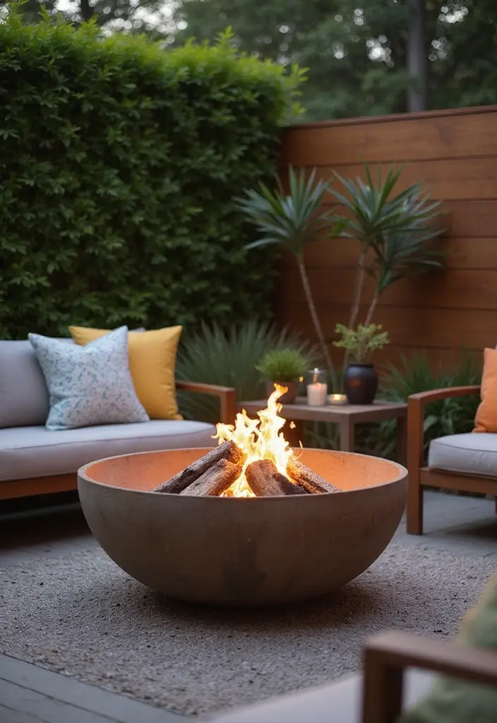 28 Outdoor Fireplace Ideas That Extend Living Spaces 1 28 Outdoor Fireplace Ideas That Extend Living Spaces - 1. Eco-Friendly Fire Bowls