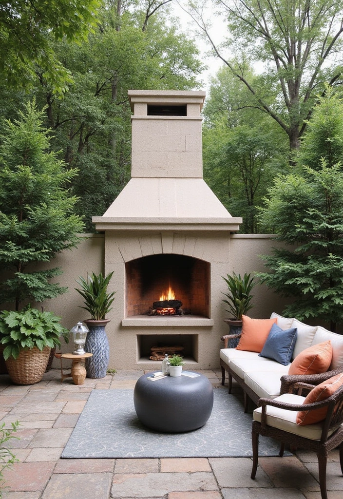 28 Outdoor Fireplace Ideas That Extend Living Spaces 10 28 Outdoor Fireplace Ideas That Extend Living Spaces - 10. Outdoor Chimneys